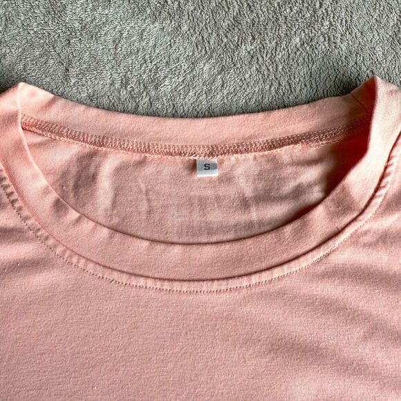 Never Too Old For Fairytales graphic Pink Cotton T-shirt - Picture 3 of 9